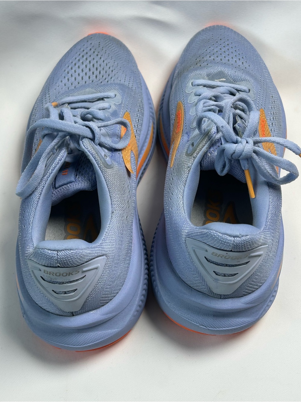 Brooks ghost 17 running shoes blue orange women’s US 8B EU 39 road sneakers - Picture 8 of 14